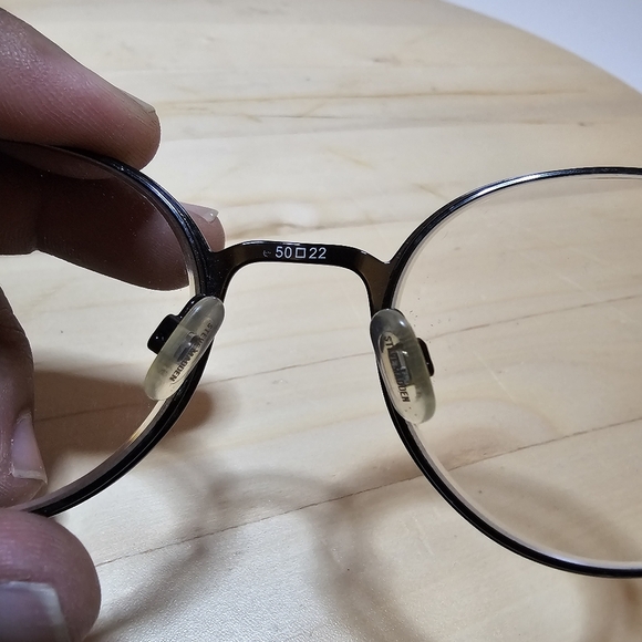 Steve Madden CV Roundz Black Full Rim Eye Glasses Metal Frame 50□22 L.140mm - Picture 10 of 10